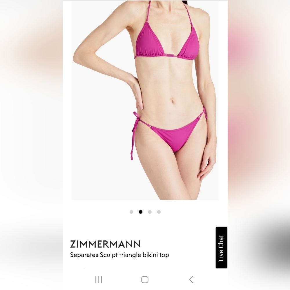 Zimmermann Bikini size 2